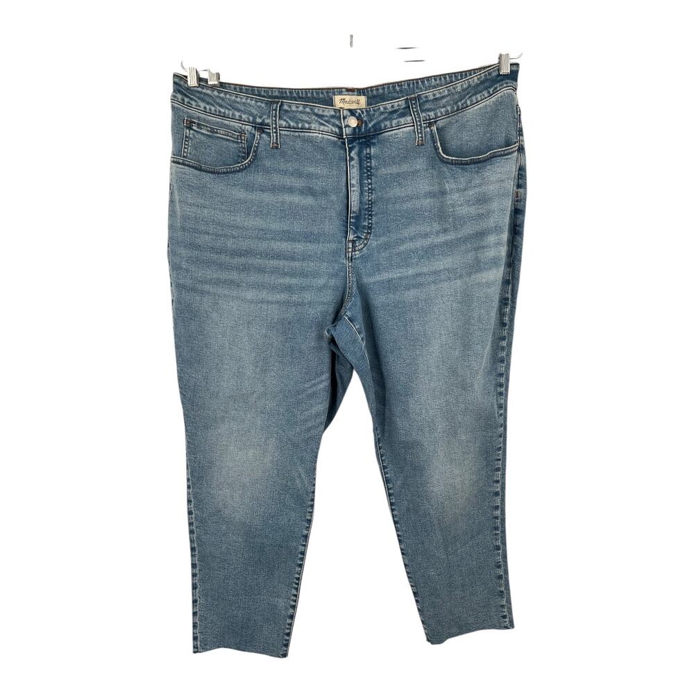 Madewell Jeans Curvy 10" High-Rise Roadtripper Authentic Skinny size 28W
